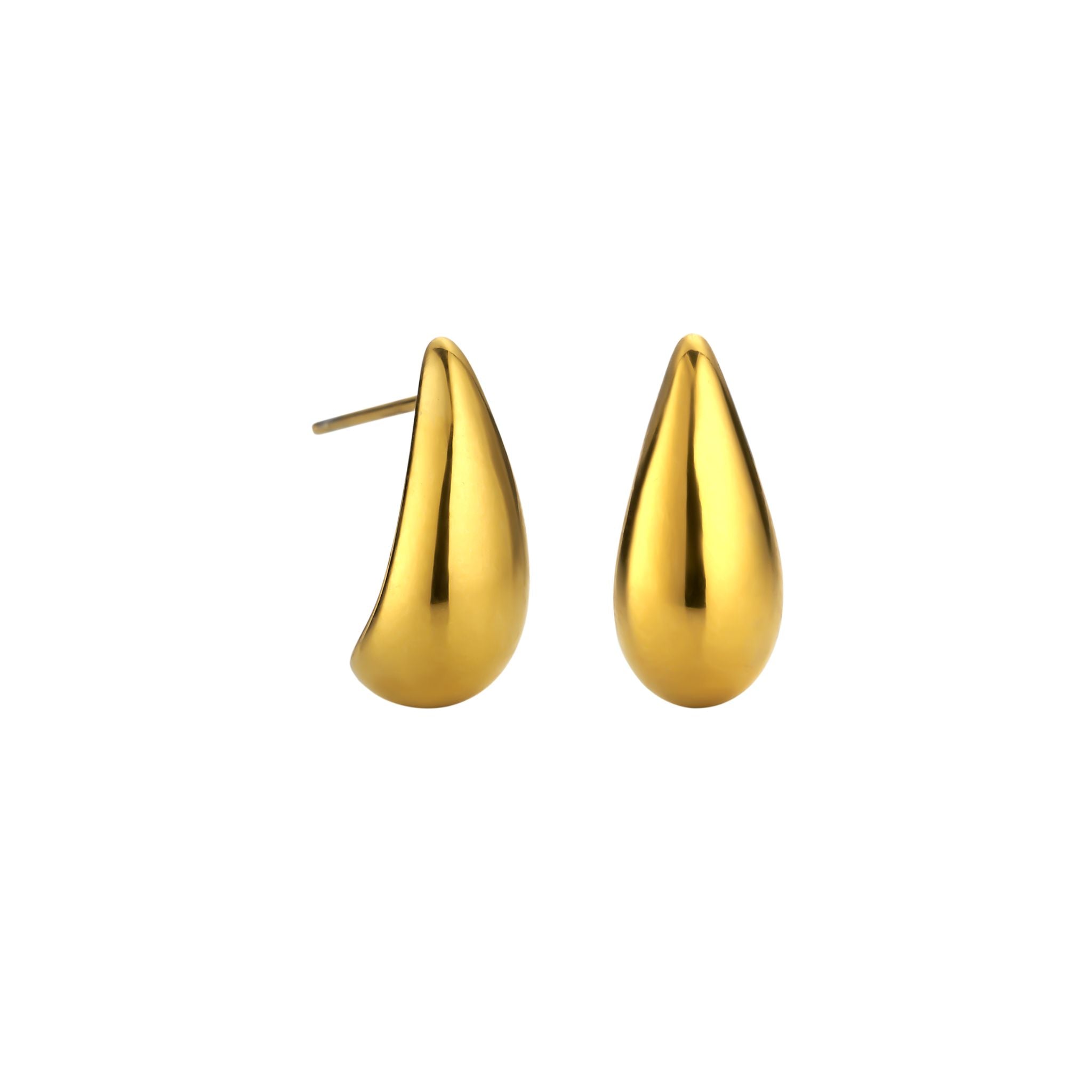 Boucle d'oreille goutte - or