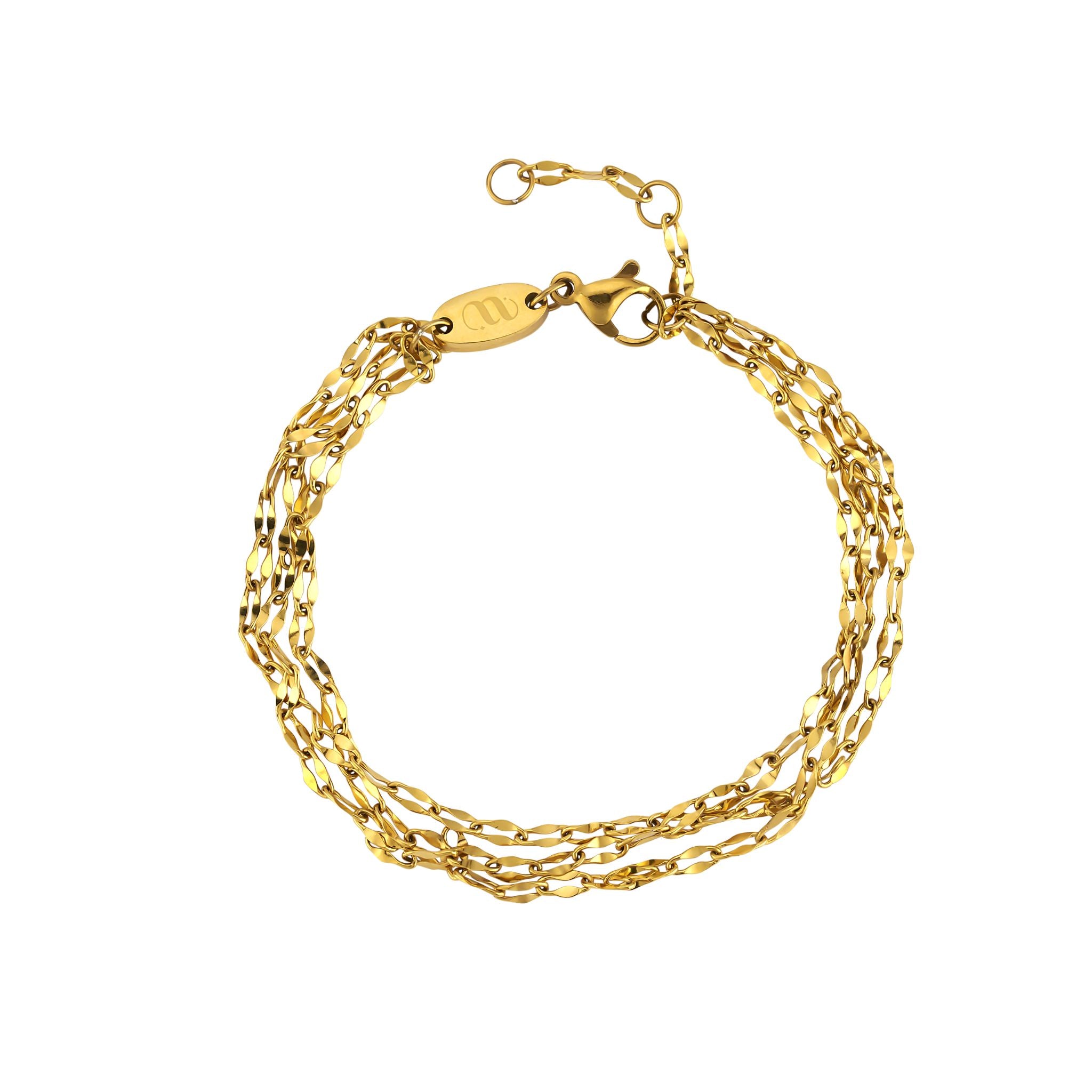 Bracelet triple - doré