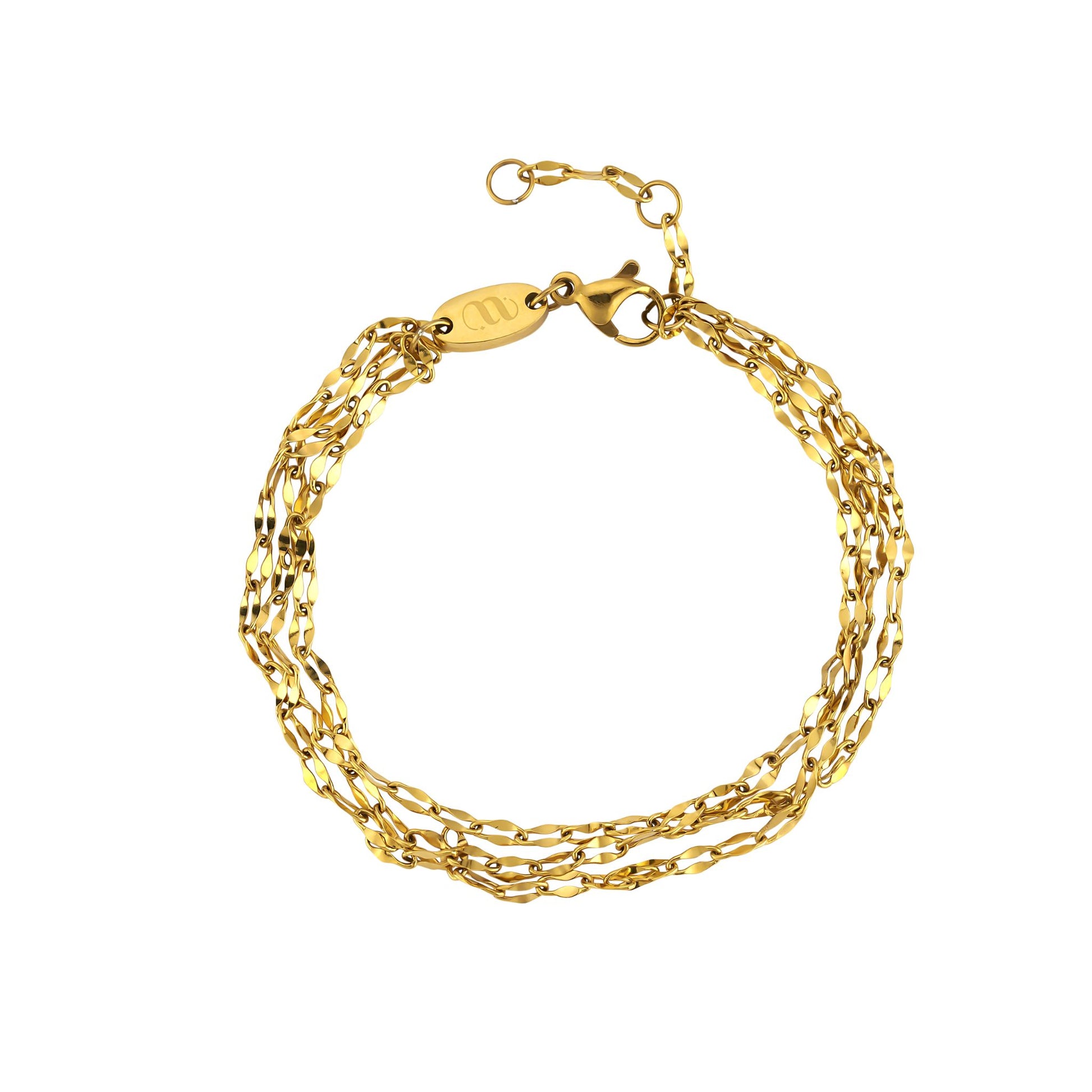 Dreifach Armband - gold