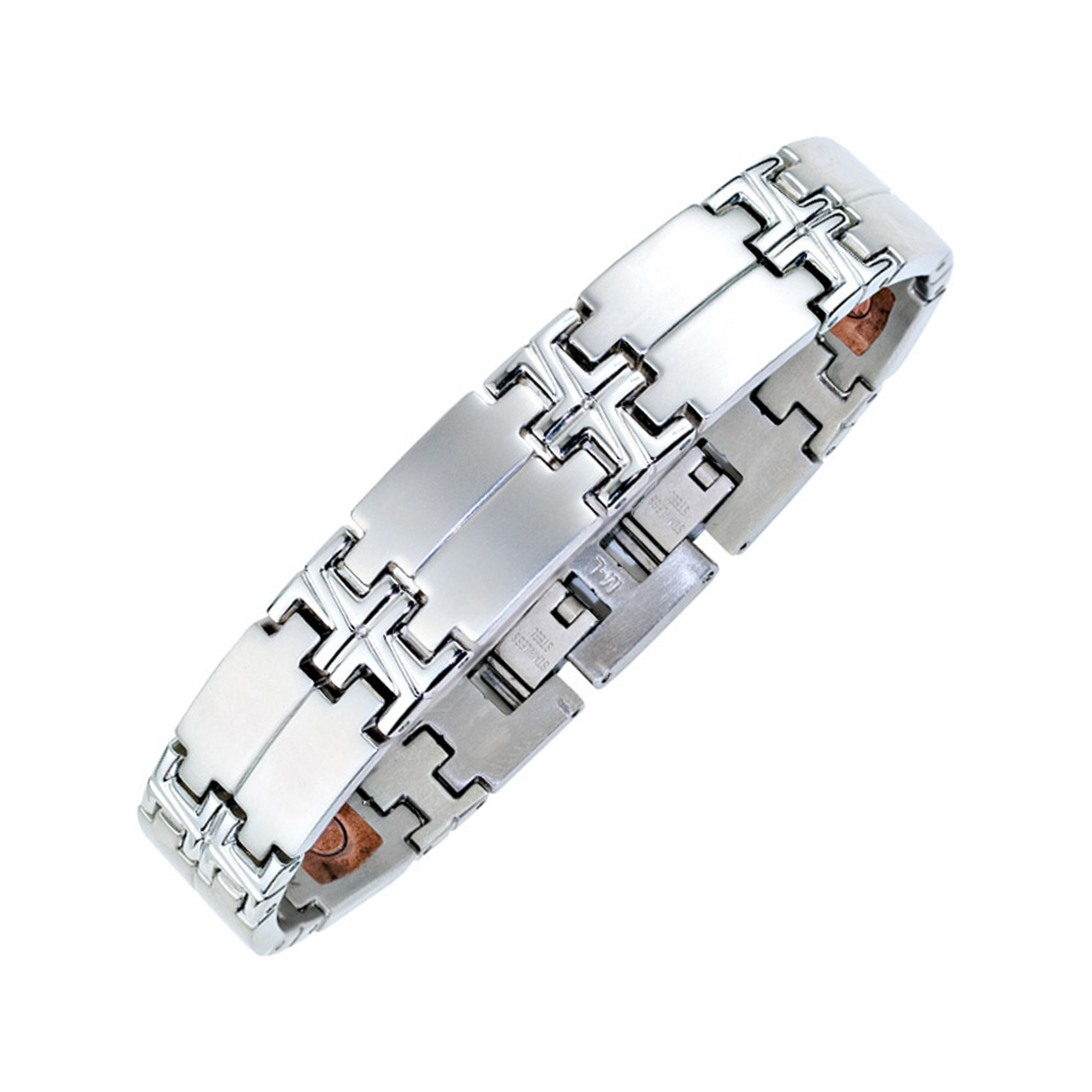 Bracelet en acier inoxydable Classix argent