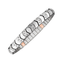 Bracelet flexible argenté