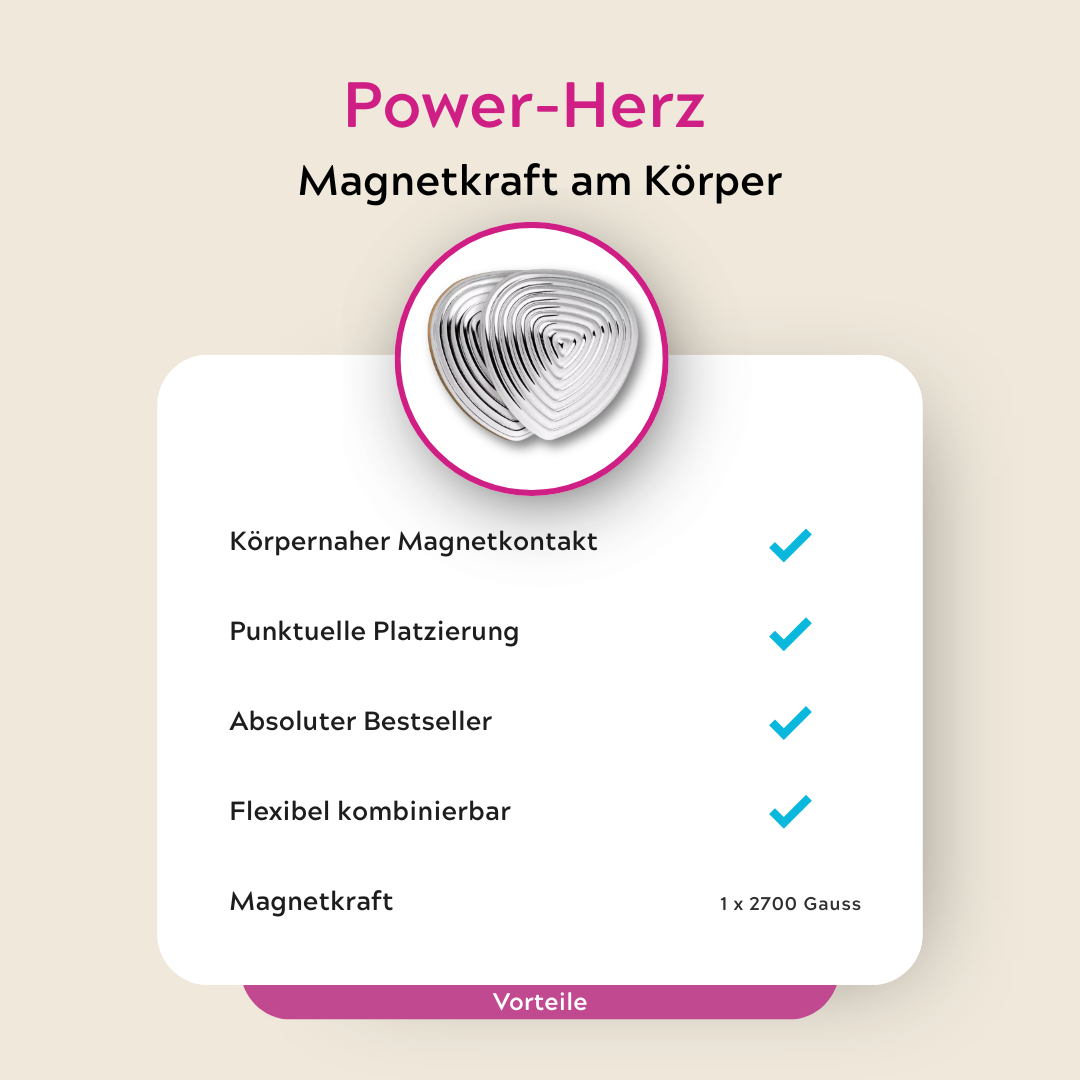 Power-Herz extrastark mit Kupfer
