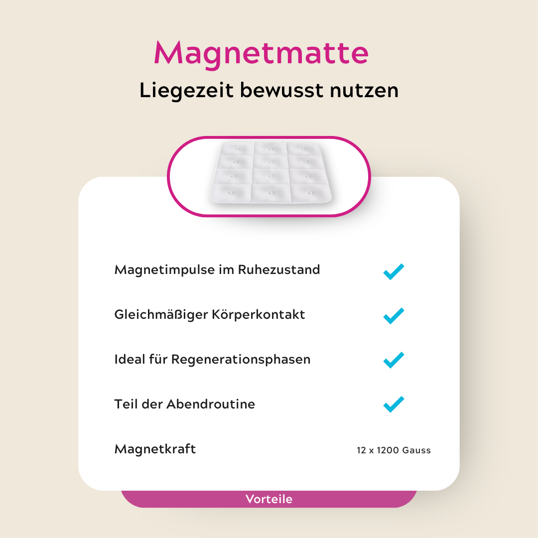 Tapis magnétique pour lit ou canapé
