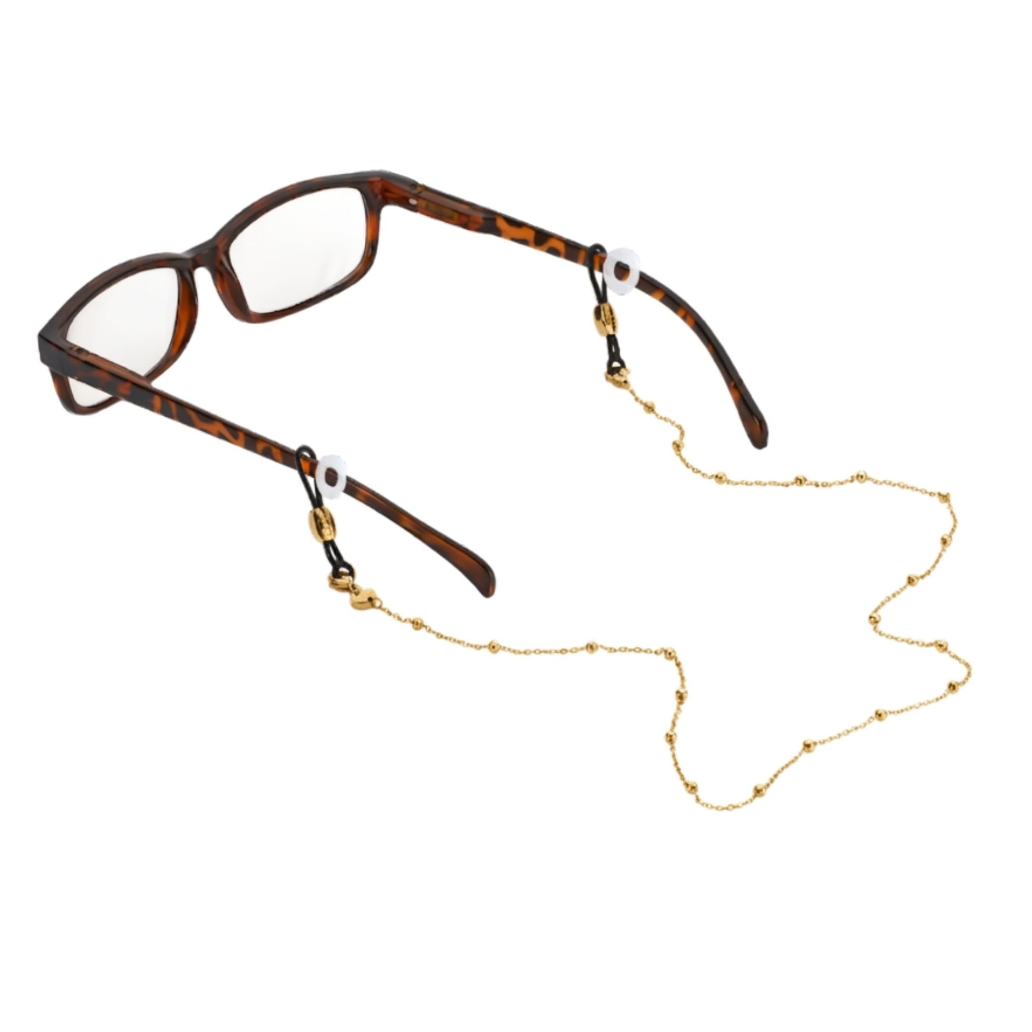 Chaîne de lunettes dorée