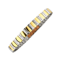 Bracelet souple bicolore oxyde de zirconium