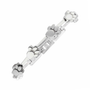 Bracelet magnétique en acier inoxydable à griffes