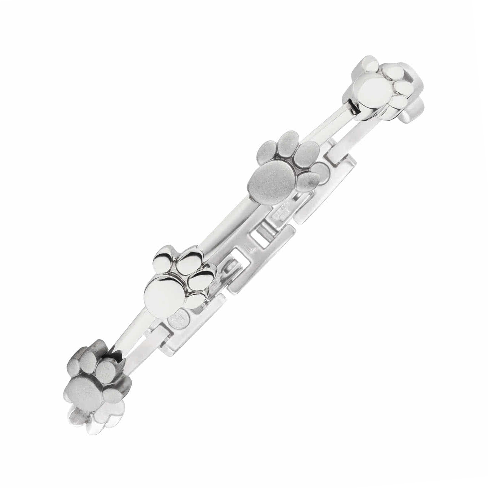 Bracelet magnétique en acier inoxydable à griffes