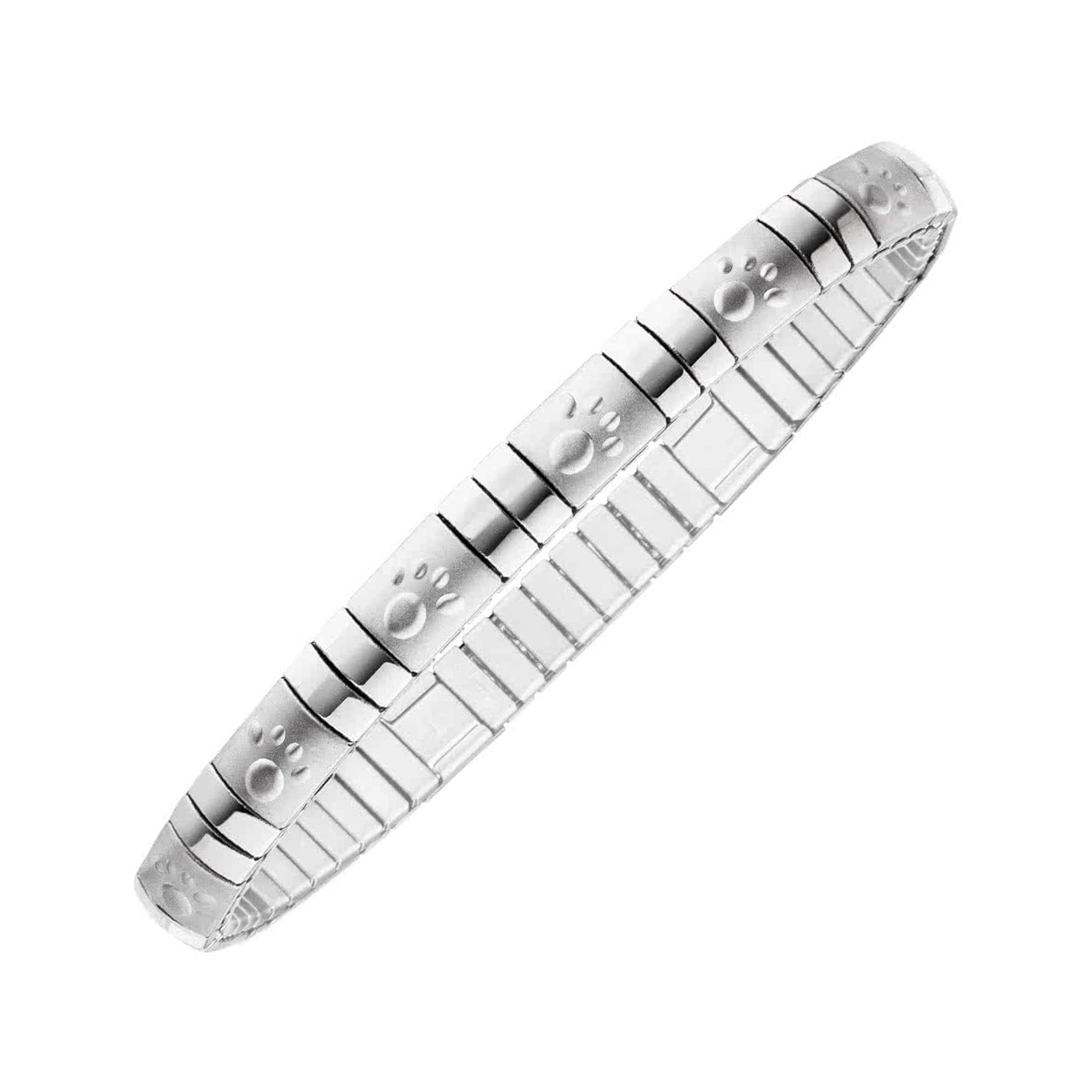 Bracelet souple Patte argent