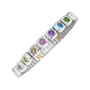 Flexi-Armband silber Steine
