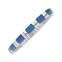 Bracelet Flexi Pure bleu argent