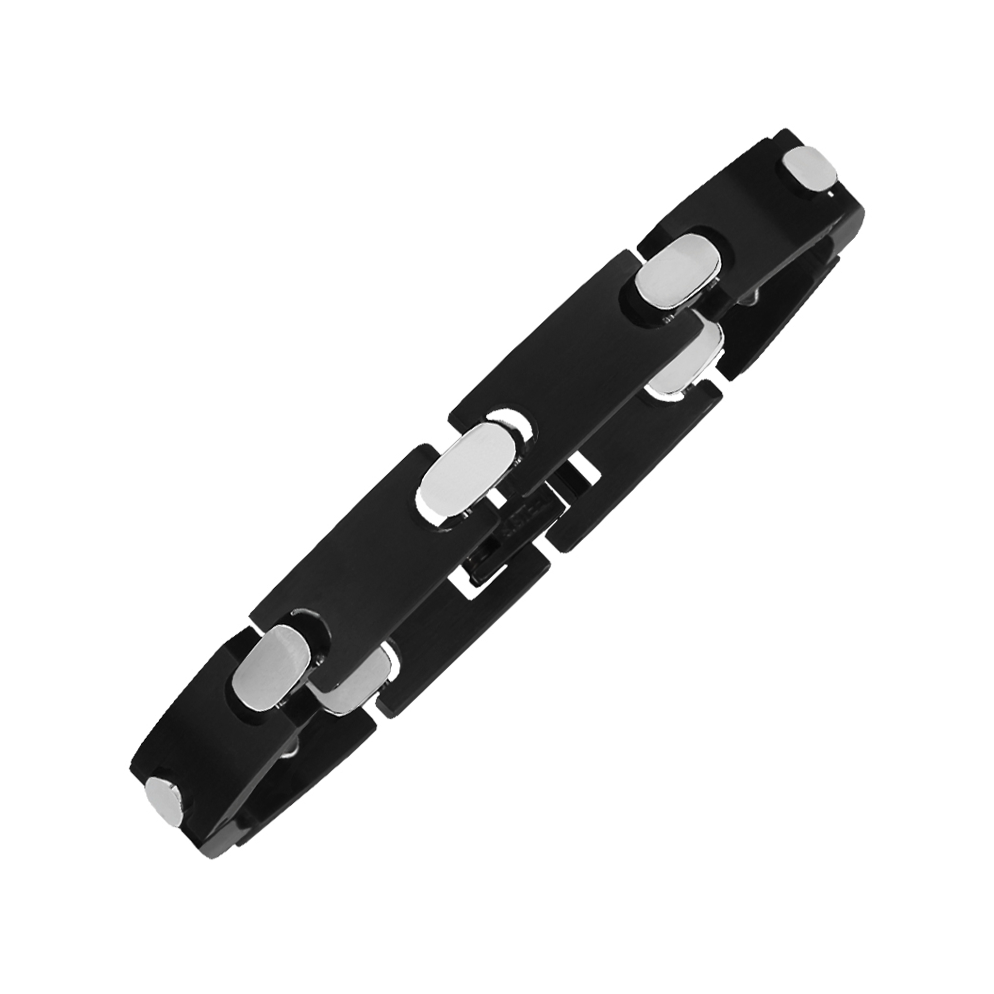 Bracelet magnétique, noir/argent