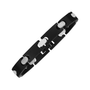 Bracelet magnétique, noir/argent