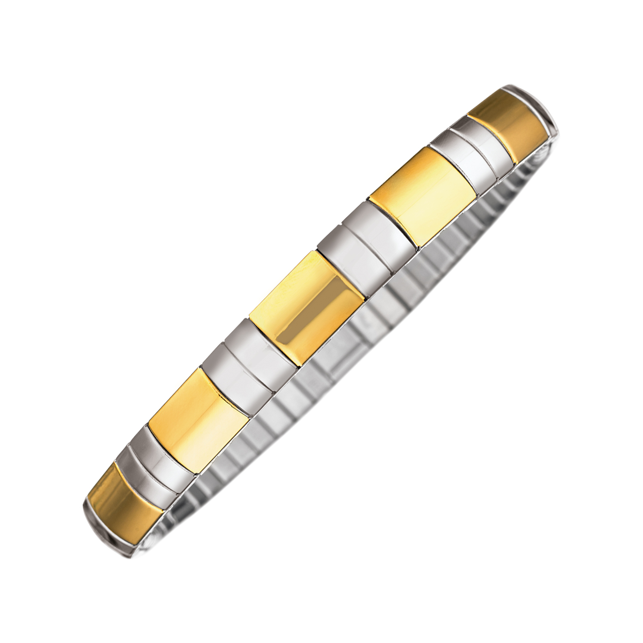 Bracelet flexible or argent