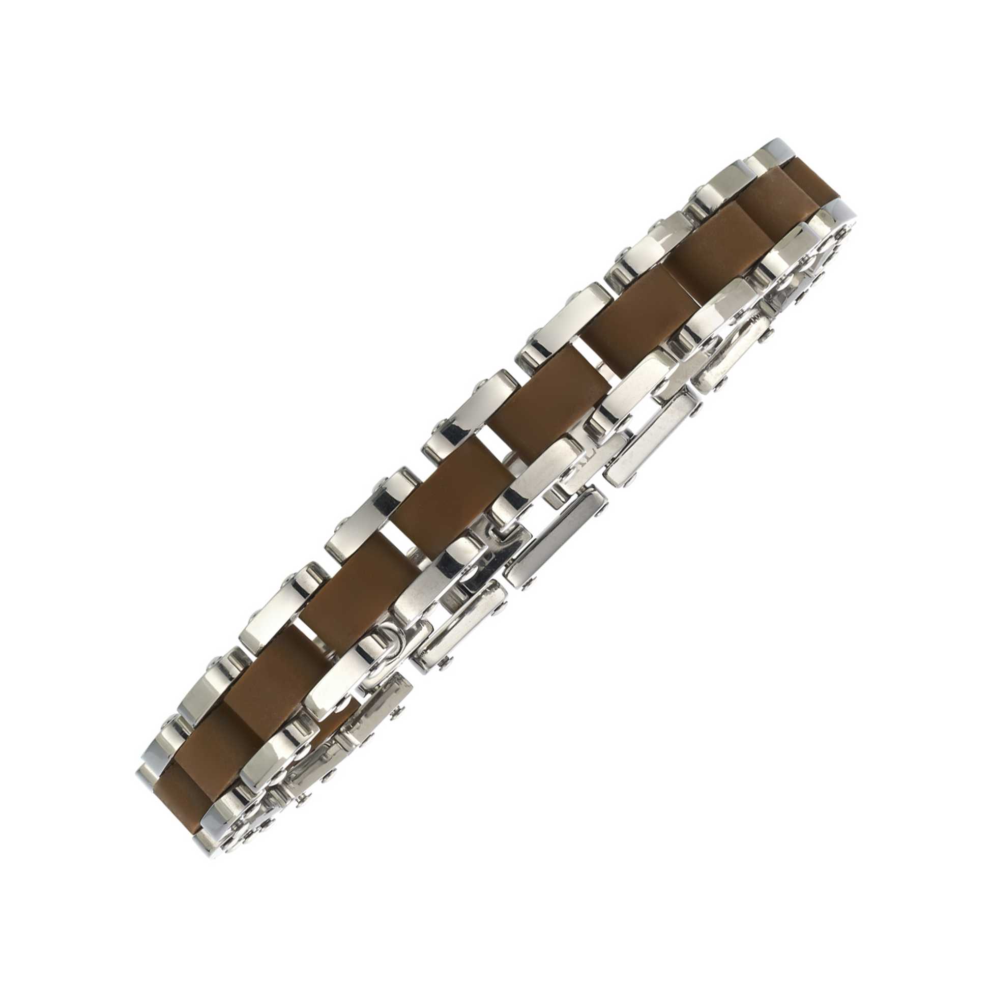 Magnetarmband schwarz silber
