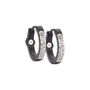 Creolen Sparkle – Schwarz, 15 mm
