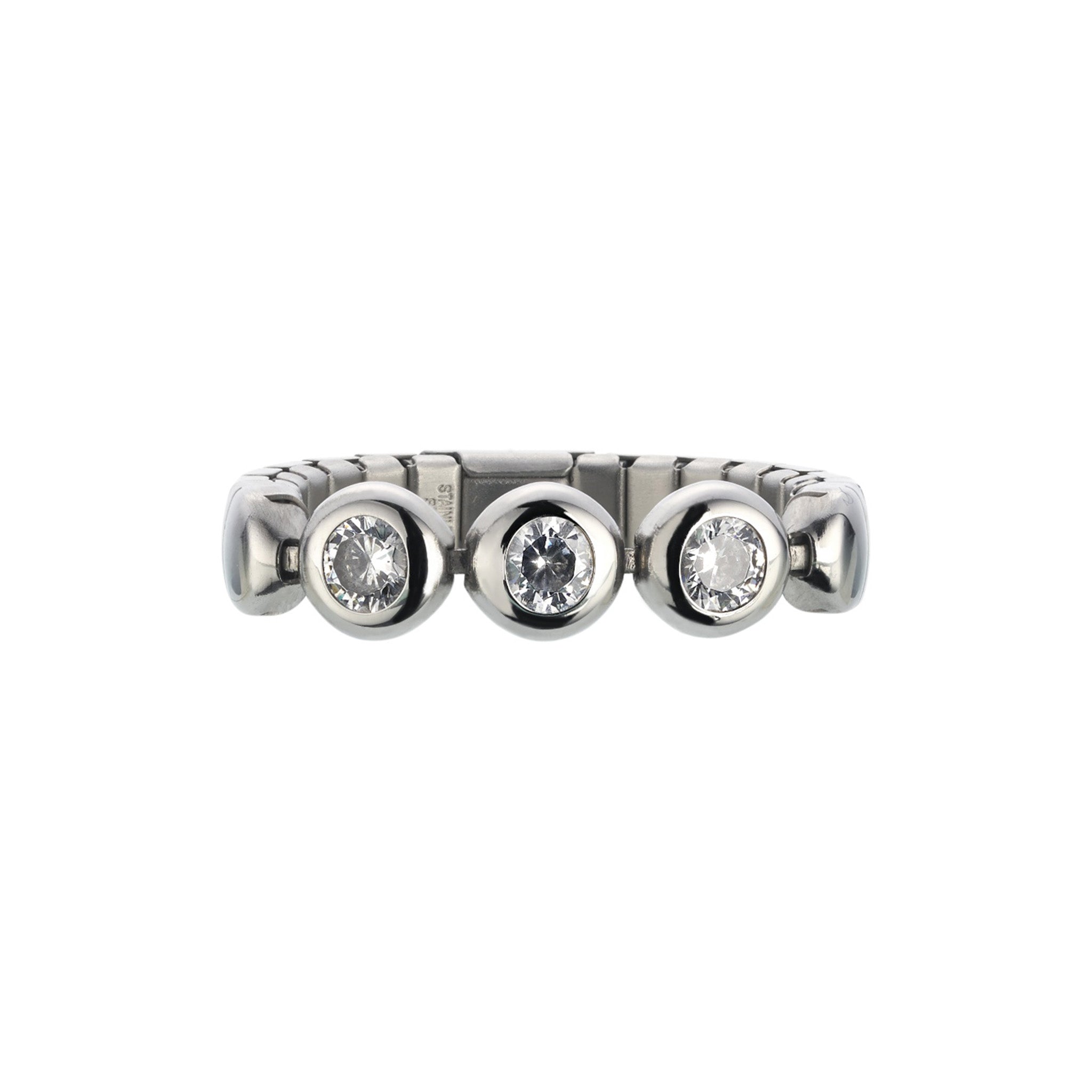 Bague flexible Pure Elegance – argent