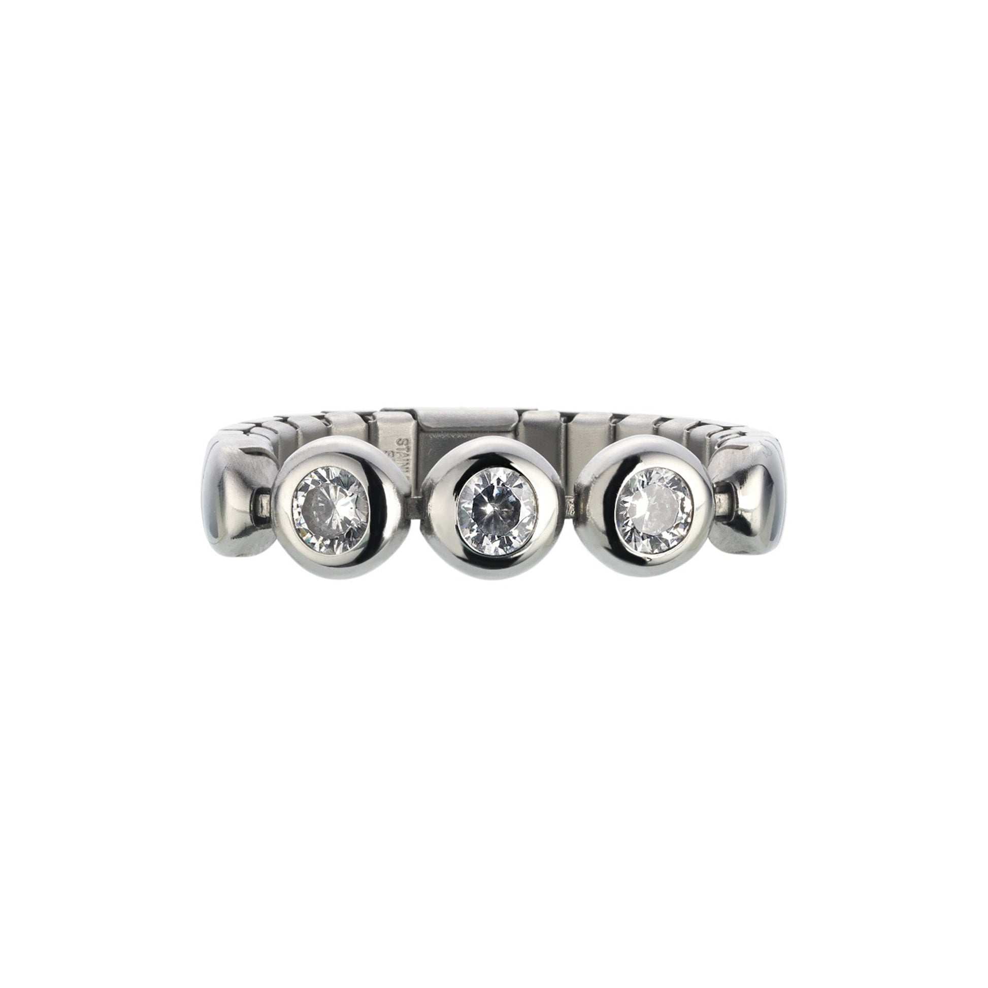 Bague flexible Pure Elegance – argent