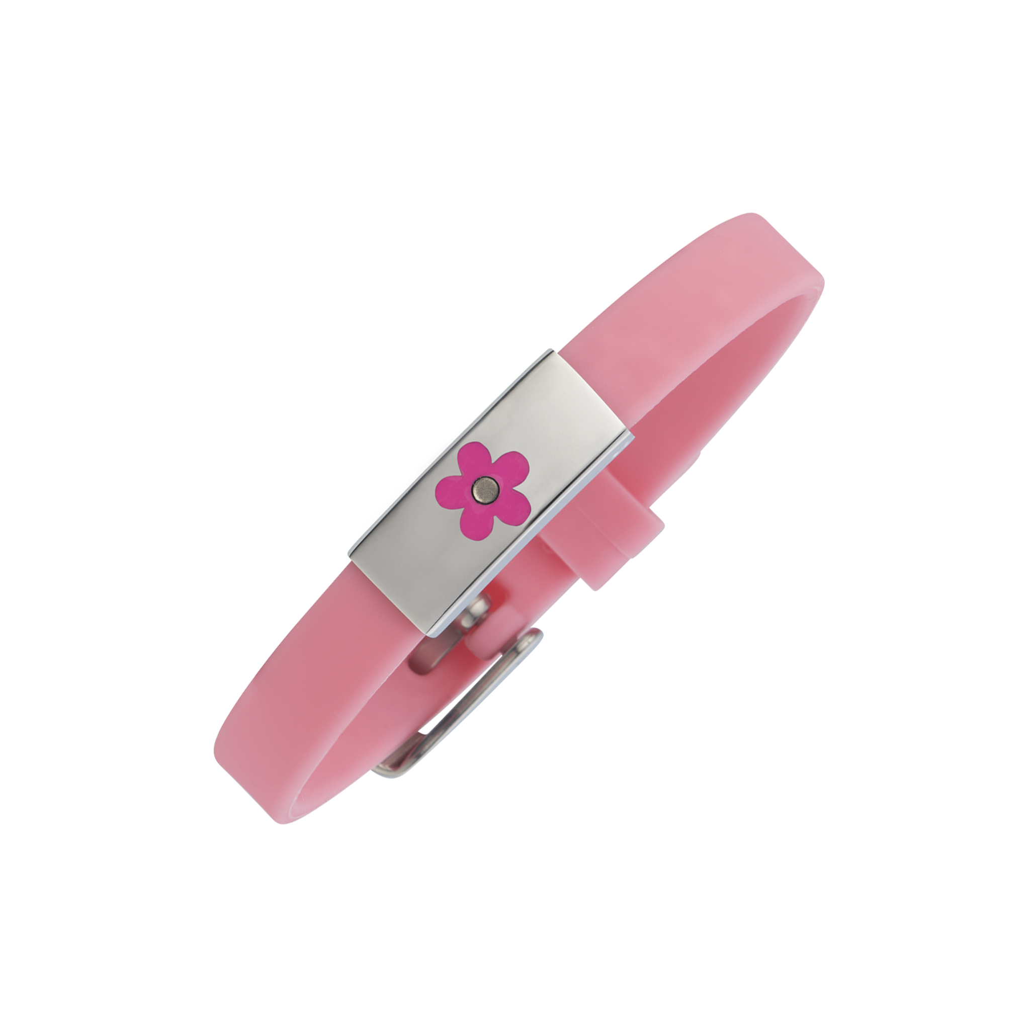 Fleur à glissière pour enfants – Rose