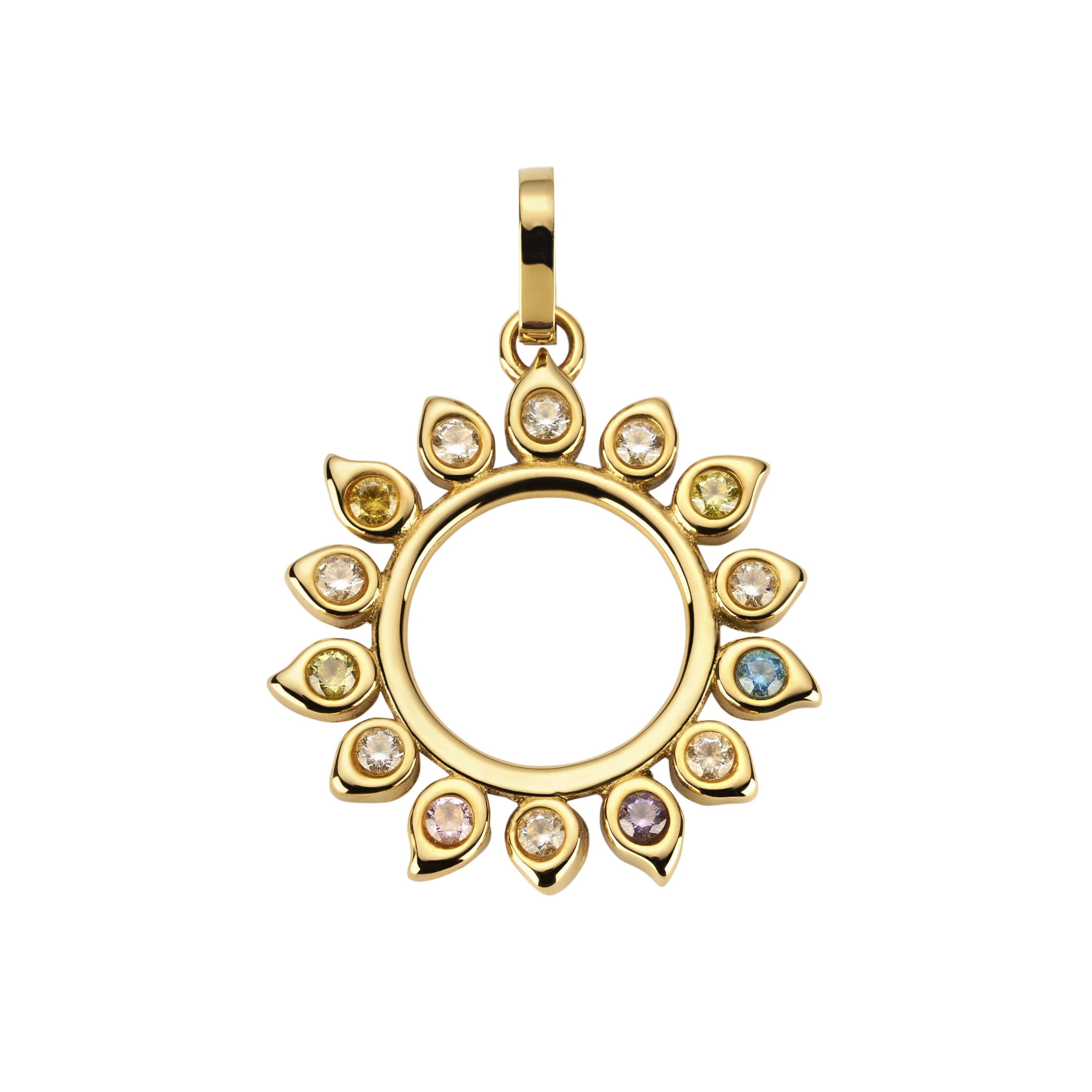 Pendentif Chakra du Soleil – Or
