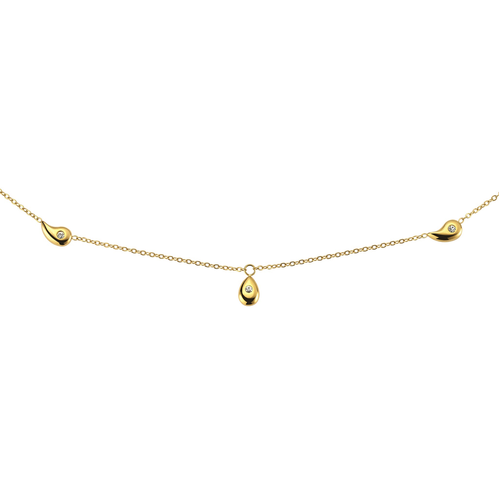 Bracelet de cheville Gold Drops