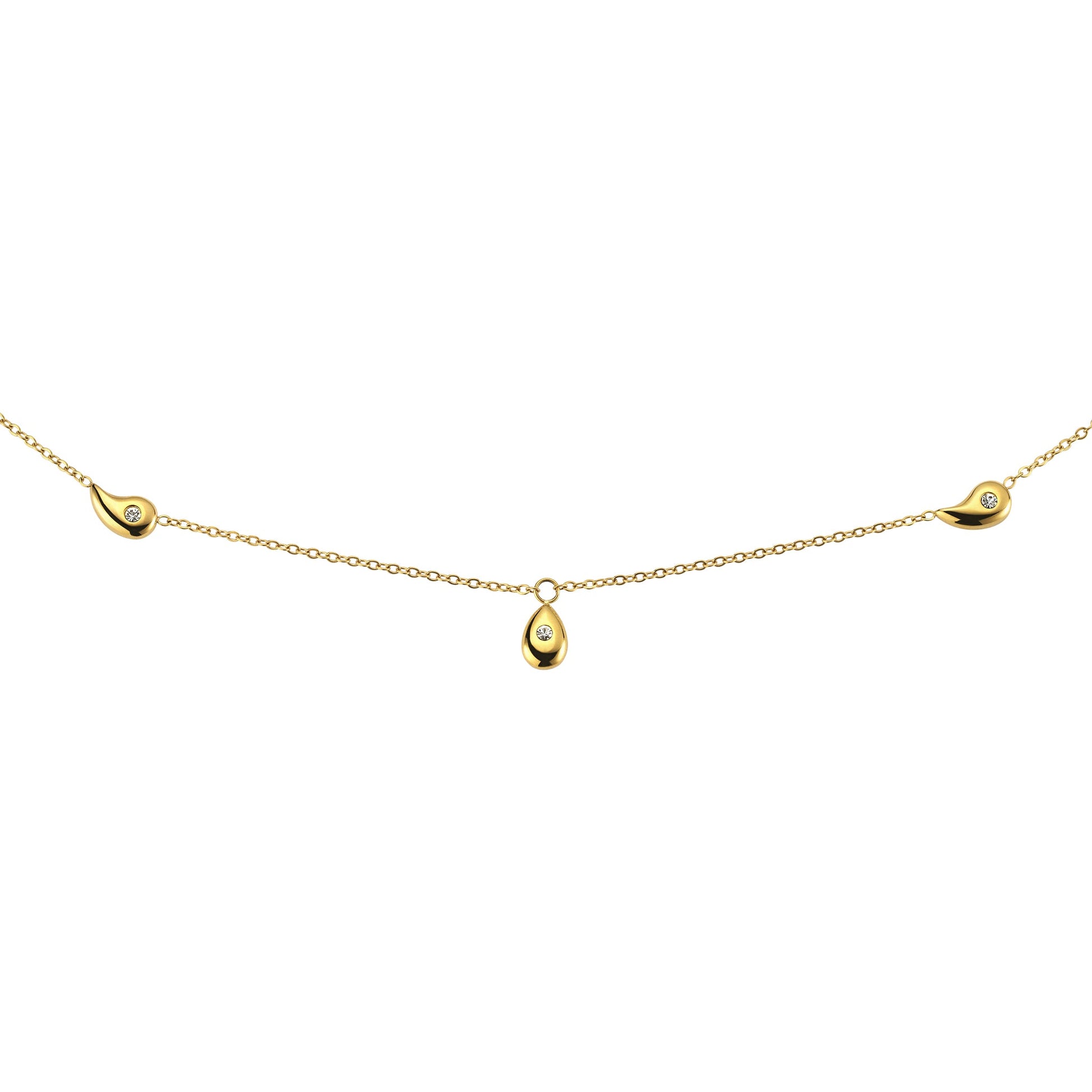 Bracelet de cheville Gold Drops