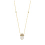 Collier en or cristallin