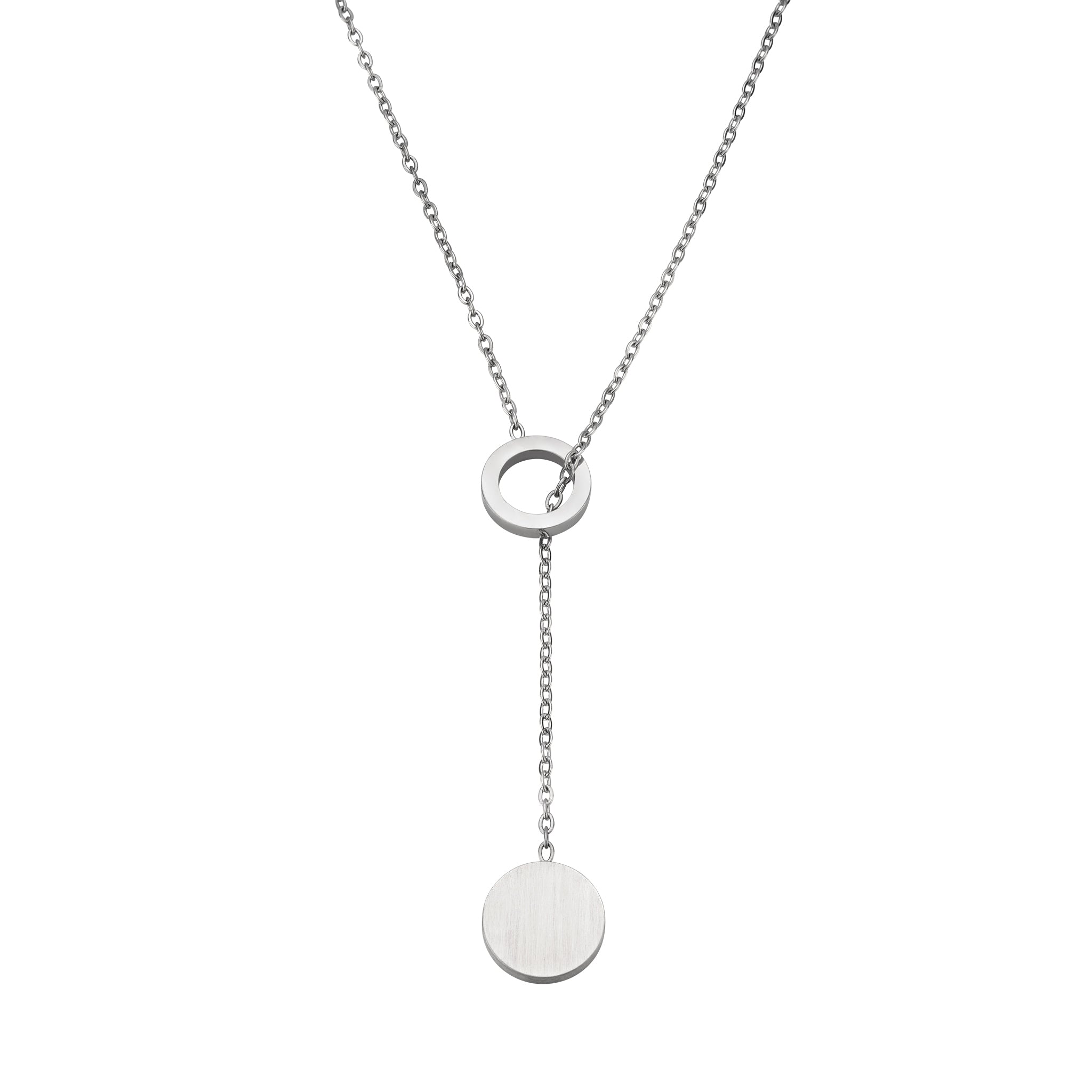 Collier Circle Balance - Argent