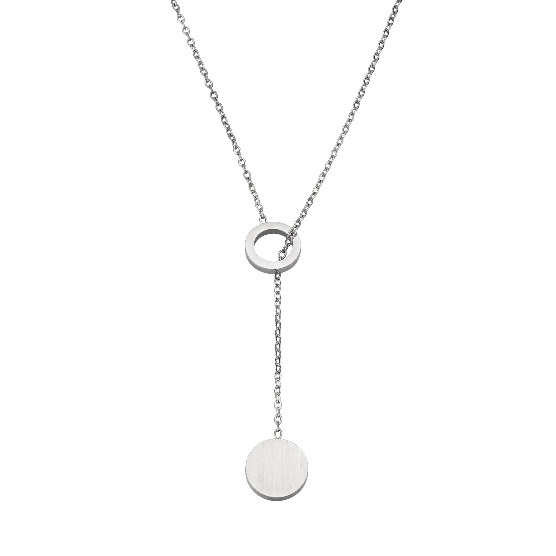 Collier Circle Balance - Argent